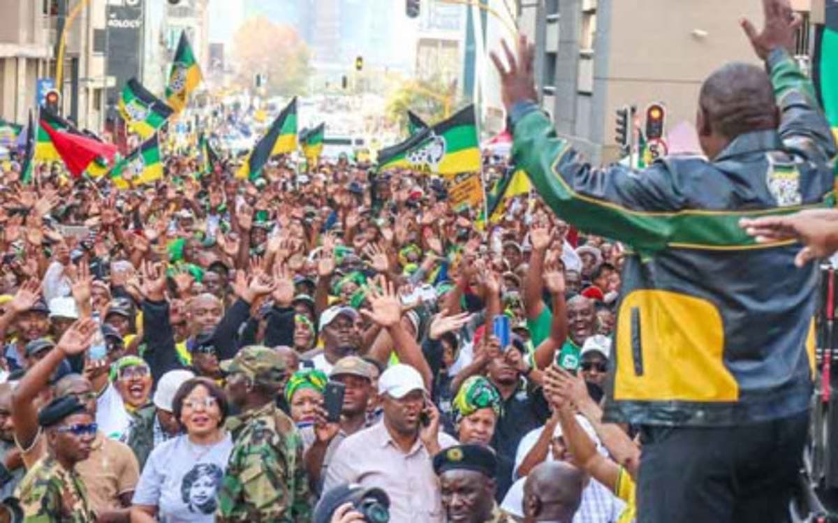 Image result for South Africa ANC Party election celebration