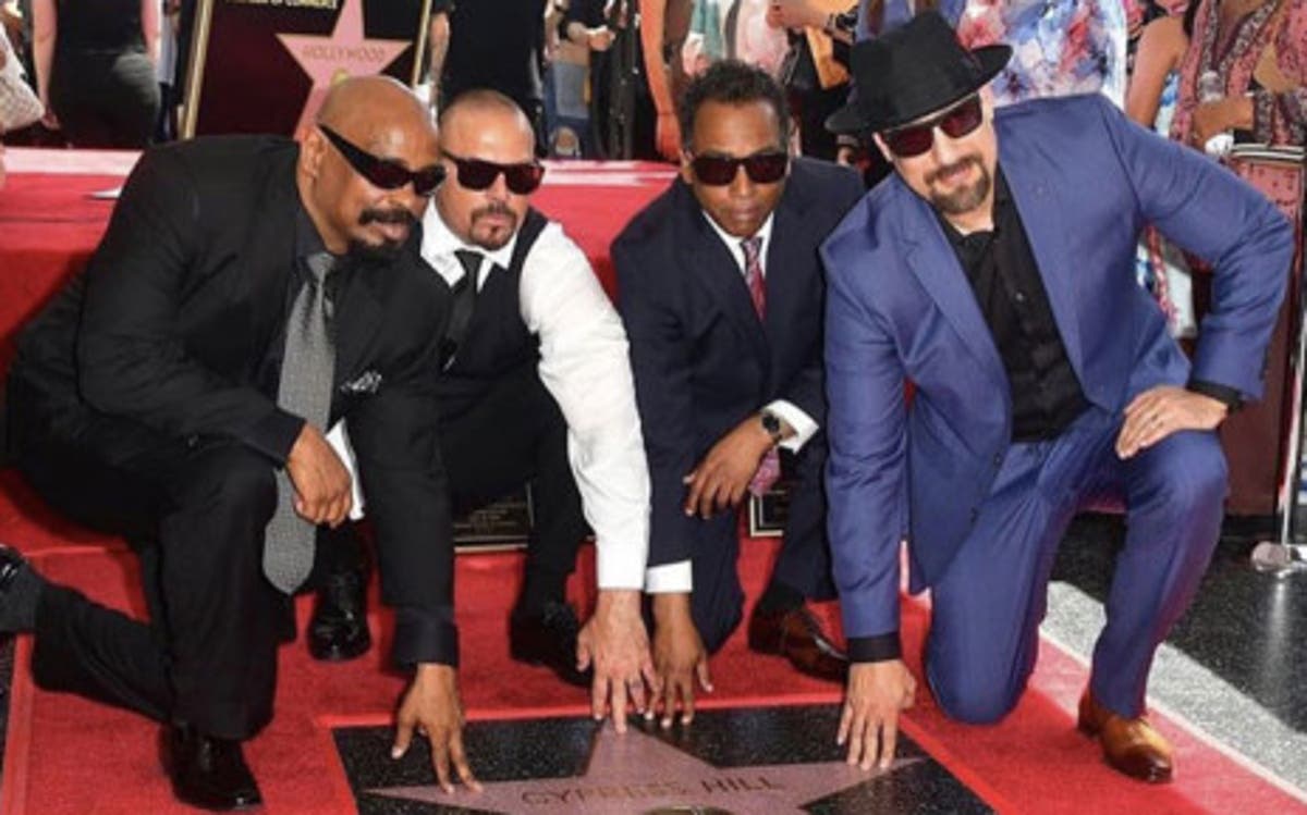 Image result for Latin hip-hop neighborhood Cypress Hill unveil 'walk of fame' celebrity