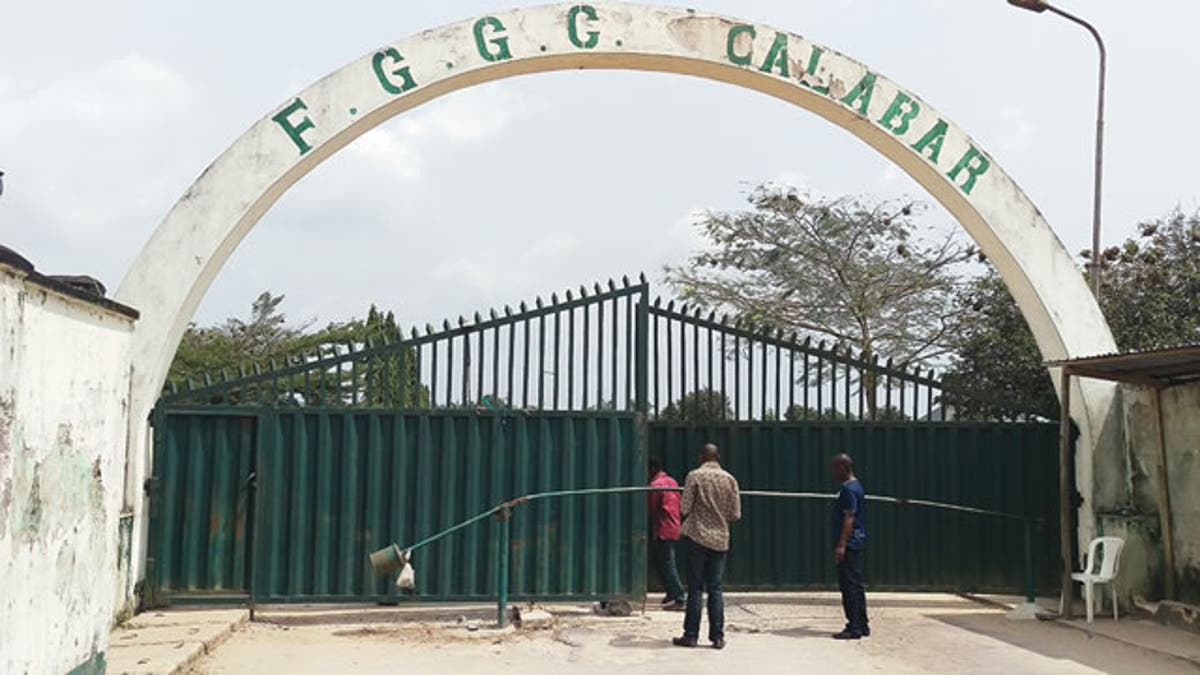 Main Entrance, FGGC Calabar. Photo: Punch