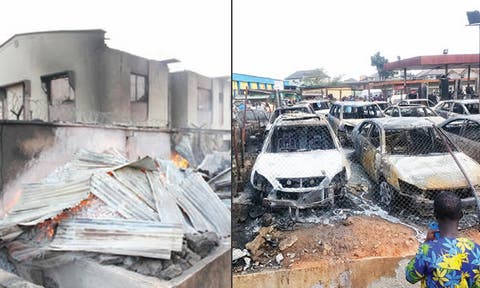 63 vehicles, 98 shops burnt in Lagos pipeline fire 63 vehicles, 98 shops burnt in Lagos pipeline fire
