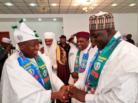 PHOTOS: Niger Republic governors in Kano for Buhari rally - Photo/Image