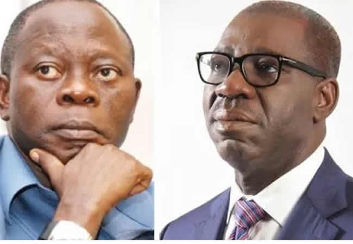 Image result for Third party behind Obaseki, Oshiomhole rift âAPC