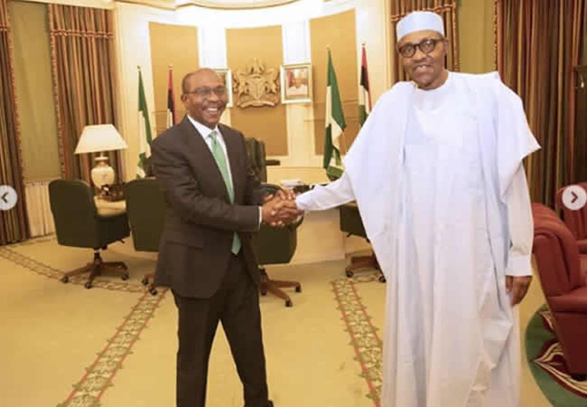 Image result for buhari emefiele