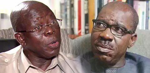 Obaseki pays surprise visit to Oshiomhole in Edo